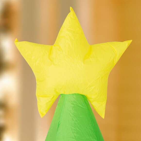 GIANT 9 Ft LED Inflatable Christmas Tree Multicolor Lights Up Yard Decor NEW - Picture 3 of 6